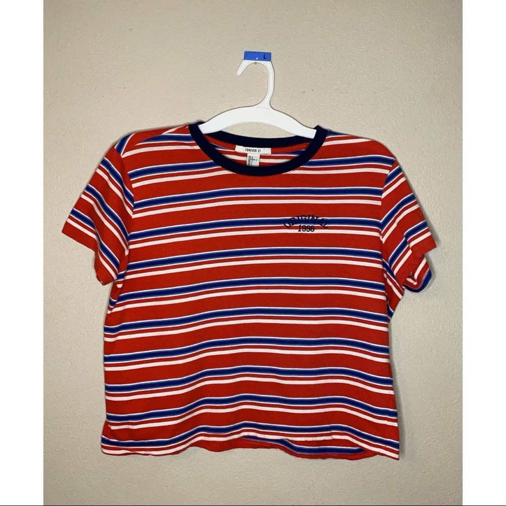 Forever 21 Original 1996 Striped Tee L